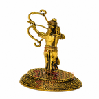 Lord Rama Brass Lord Rama Idol with Bow & Arrow Hindu God Statue for Home Temple, Pooja Room & Devotional Decor