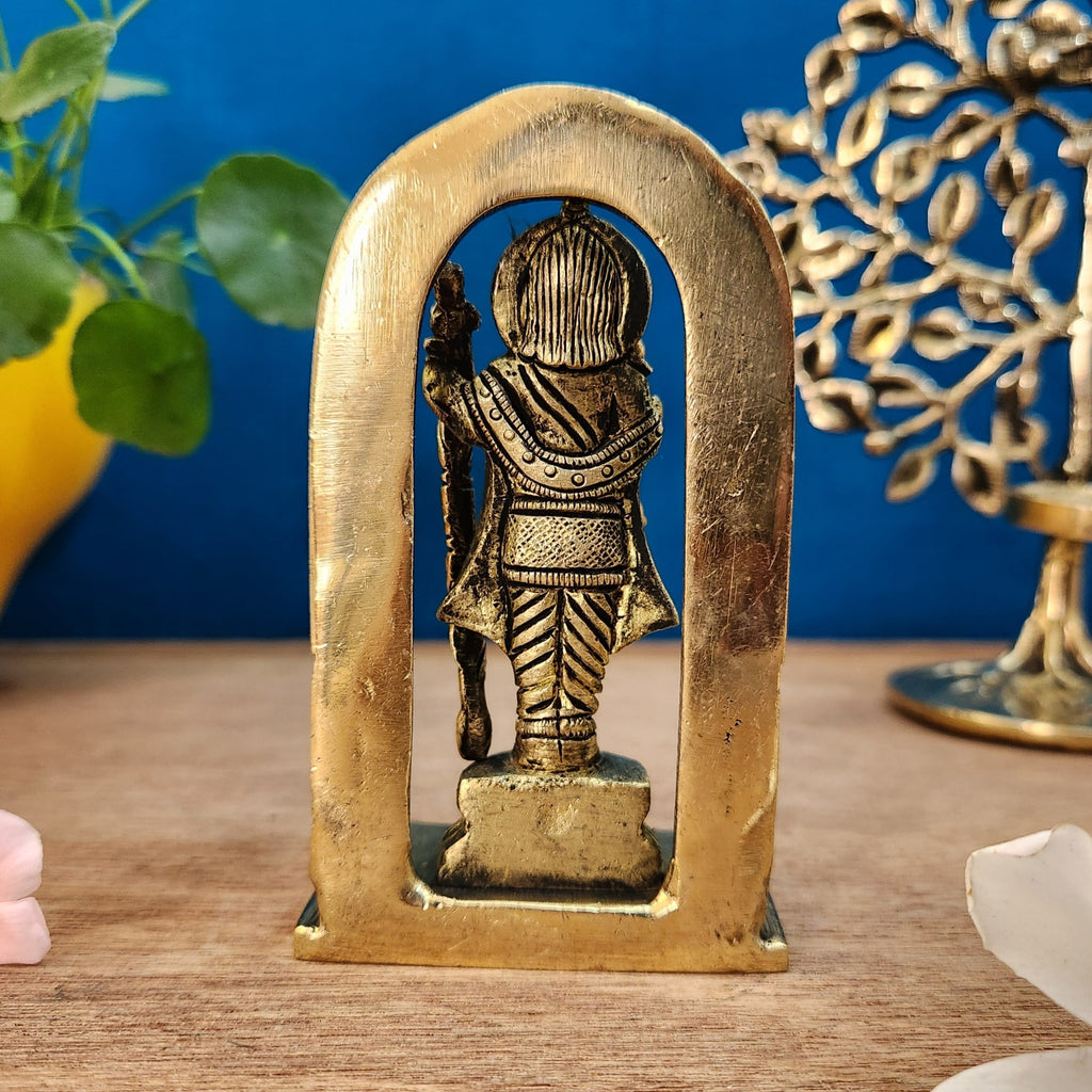 Pure Brass Ram Lalla Idol | Ram Lalla of Ayodhya Ram Mandir Statue for Puja & Home Temple