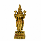 Brass Tirupati Balaji Venkateswara Swamy Idol | Hindu God Statue for Home Temple, Pooja Room & Devotional Decor