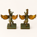 Premium Pegasus Horse Sculpture Pair | Limited Edition Decorative Collectible