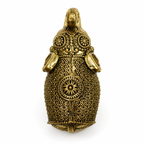 Superfine Brass Elephant Statue craved & Fine Art with Ganesha Showpiece for Home Decor, Living Room, Office Desk & Vastu Decoration