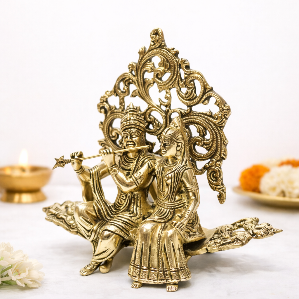 Radha Krishna Vallabh Puja Idol Statue Sculpture Home Decor,Cerimony,office & Gifting