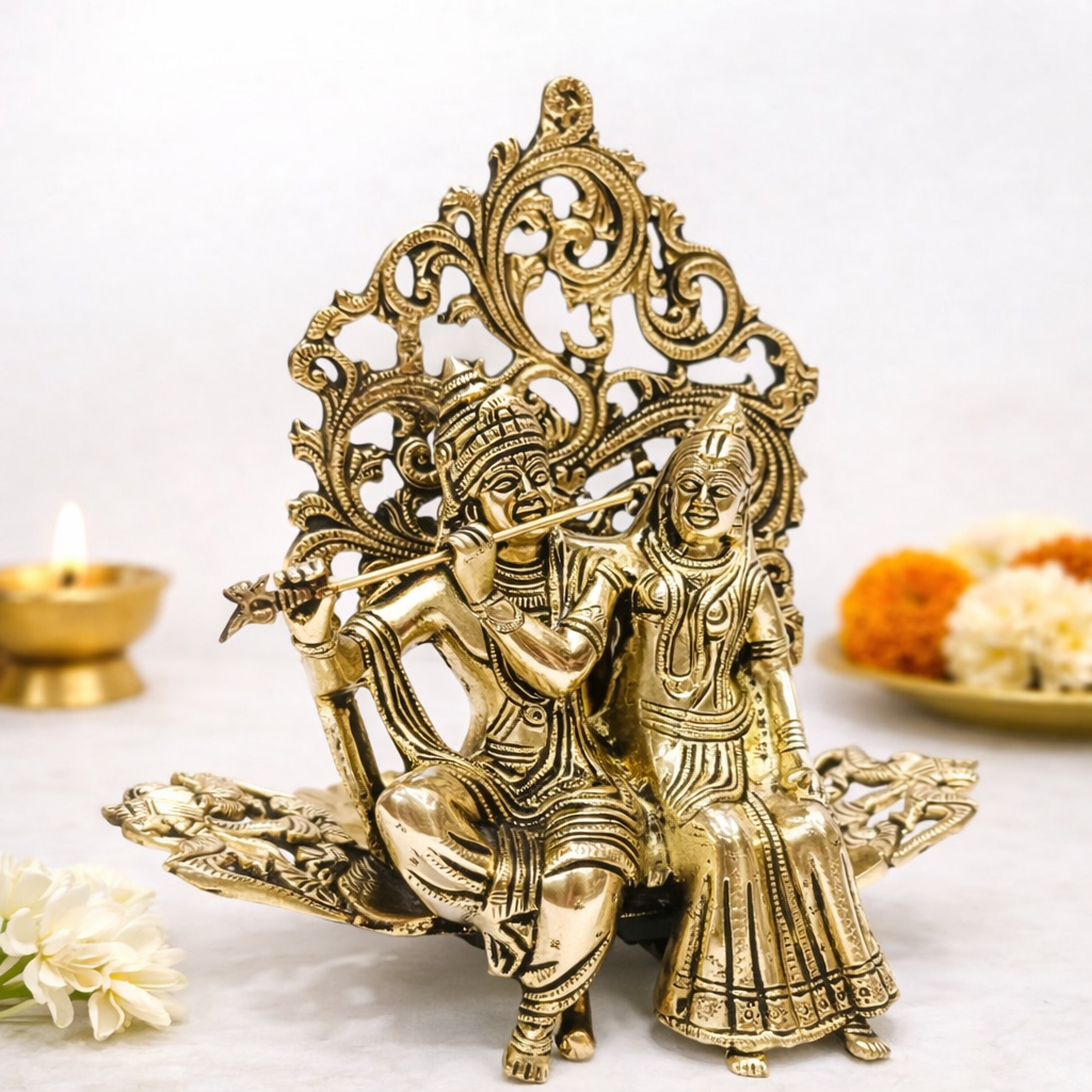Radha Krishna Vallabh Puja Idol Statue Sculpture Home Decor,Cerimony,office & Gifting